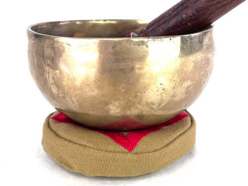 4.75" B/E Note Shiny Himalayan Singing Bowl #b4441022