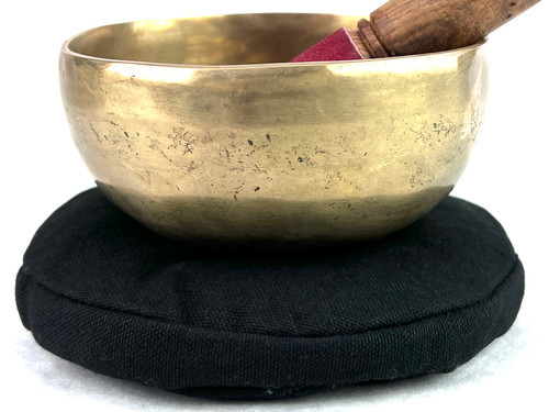 5.25" A#/E Note Himalayan Singing Bowl #a5700323