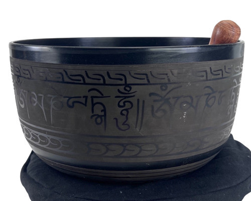 11.75" A/C# Note Cast Himalayan Singing Bowl #a26600623