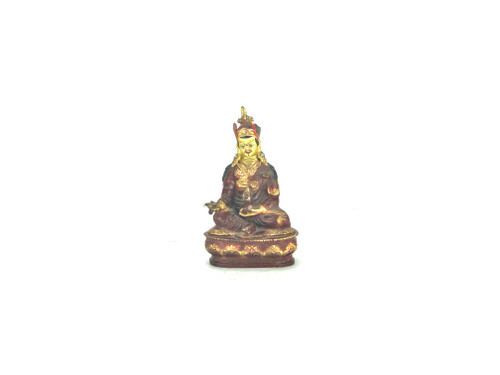 Gilded Gold/Bronze 5.5” Guru Rinpoche Nepalese Buddha Statue #st230