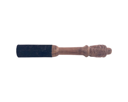 Buddha Wood Suede Singing Bowl Striker #BSBl