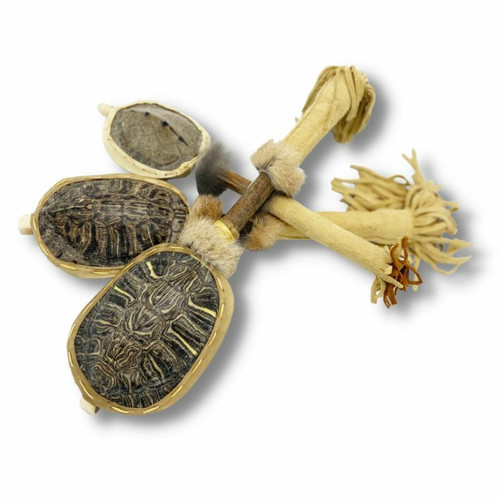 Turtle Shell Medicine Rattles