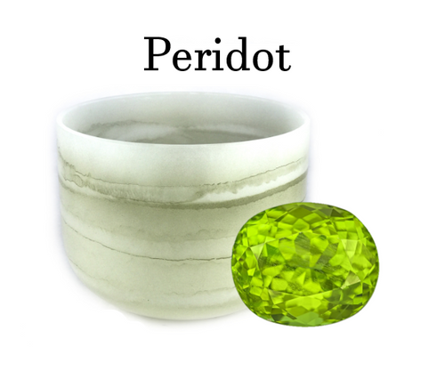 Peridot Singing Bowls