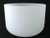 16" B Note 440Hz Frosted Crystal Singing Bowl Crystal Vibes -45 cents