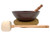 10.75" G/C Note Flat Aluminum Cast Himalayan Singing Bowl #g8781023