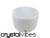 11" F Note 440Hz Perfect Pitch Empyrean Crystal Singing Bowl Crystal Vibes +0 cents  31006645