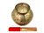 6.75" D#/G# Note Antique Naga Pedestal Himalayan Singing Bowl #d8401123