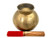 6.75" D/G Note Antique Naga Pedestal Himalayan Singing Bowl #d9901123
