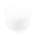 20" F# Note 440Hz Frosted Crystal Singing Bowl Crystal Vibes -15 cents