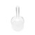 6" G Note 440Hz Clear Halo Handle Crystal Singing Bowl Crystal Vibes -45 cents  13001160