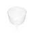 6" G# Note 440Hz Perfect Pitch Clear Halo Handle Crystal Singing Bowl Crystal Vibes -5 cents  13001165