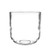 10" C# Note 440Hz Perfect Pitch Clear Quartz Crystal Singing Bowl Crystal Vibes Extra Tall -10 cents  33002137