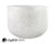 8" C Note  440Hz Perfect Pitch White Gold Fusion Empyrean Crystal Singing Bowl SR +0 cents  11003010