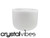 6" D# Note 432 Hz Perfect Pitch Empyrean Crystal Singing Bowl Crystal Vibes -30 cents  31004061