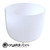 7" C Note 440Hz Frosted Singing Bowl Crystal Vibes  +20 cents