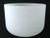 16" A# Note 440Hz Perfect Pitch Frosted Crystal Singing Bowl Crystal Vibes  -10 cents