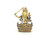 Gilded Gold/Bronze 8.5" Manjushri Nepalese Buddha Statue #st225