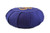 Navy Om Zafu With Buckwheat Fill Meditation Cushion