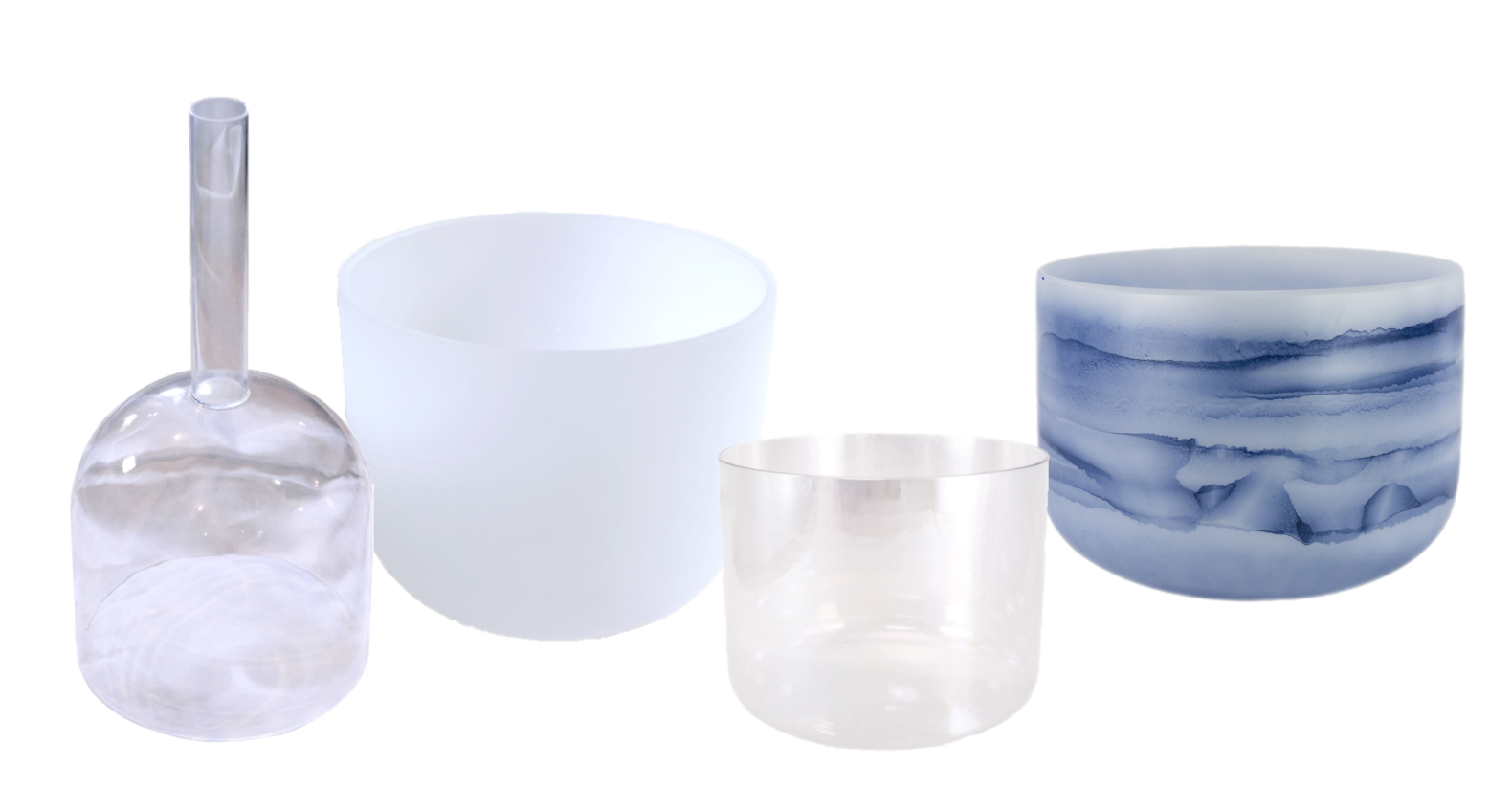 types of crystal singing bowls