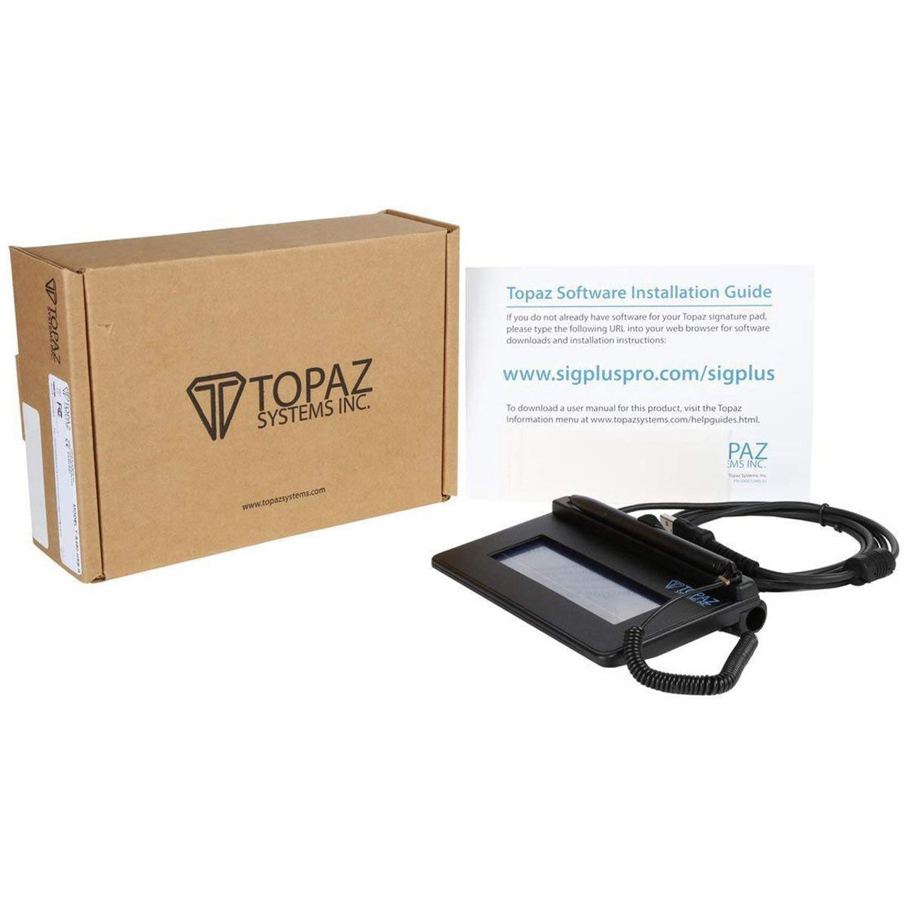 Non-Backlit Topaz T-S460-HSB-R USB Electronic Signature Capture Pad 