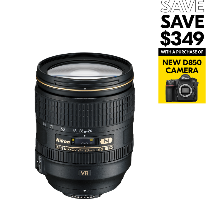 Nikon AF-S 24-120mm F4 G ED VR マウント部変形-