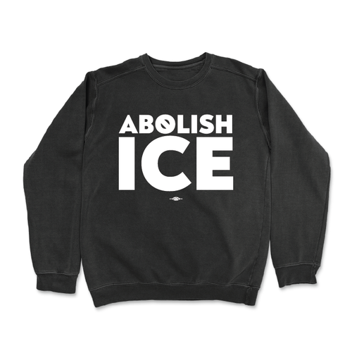 Abolish ICE (Black Crewneck Sweater)