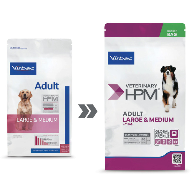 ADULT DOG Large & Medium - Foder till vuxna hundar