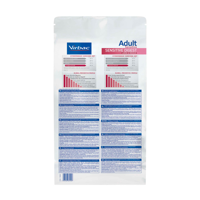 ADULT SENSITIVE DIGEST DOG Large & Medium - Foder till känsliga hundar