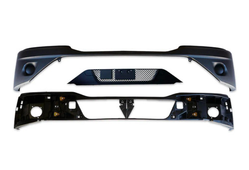 Bumper without Fog Hole Black Plastic 5 Pcs 2022+ Kenworth T680