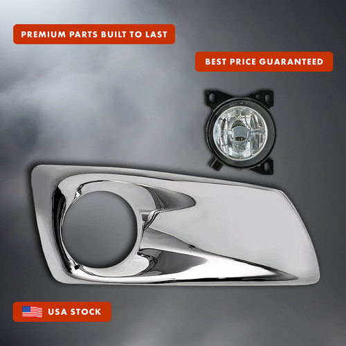 Fog Light Bezel Chrome Plastic & Fog Light Passenger Kenworth T660