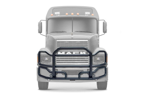 Front Grille Guard Large Black 2004-2017 Mack CX