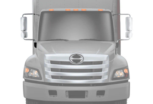 Mirror Back Cover Chrome Passenger 2008-2021 Hino 238 258 268 338