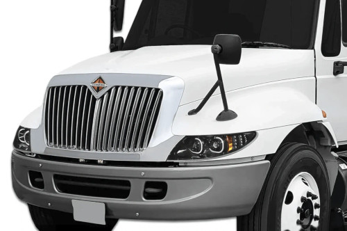 Headlight Full Led DRL Black with Side Marker Driver International 4300