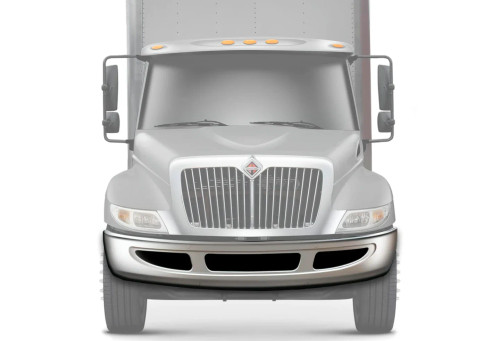 Bumper Two Holes Chrome Steel 2002+ International Durastar