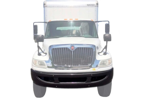 Bumper Two Holes Black Steel 2002+ International Durastar