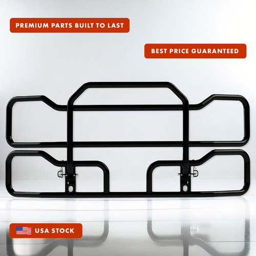 Front Grille Guard Black 2018+ Freightliner Cascadia 126 116