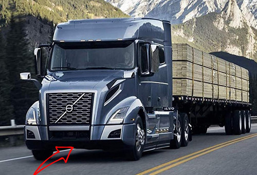 Bumper Center Air Flow Deflector 2018+ Volvo VNL VNR