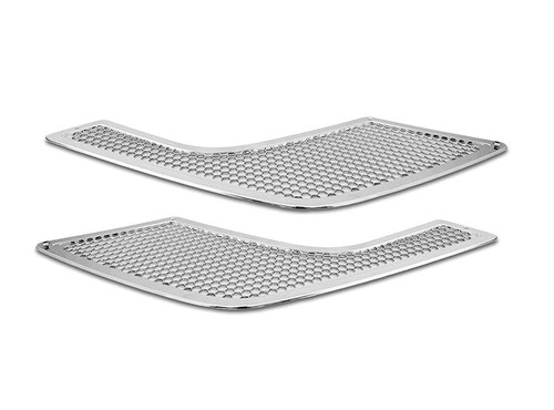 Central Bumper Strip, Corners Chrome Trim, Air Intake Vents Set 2004-2015 Volvo VNL