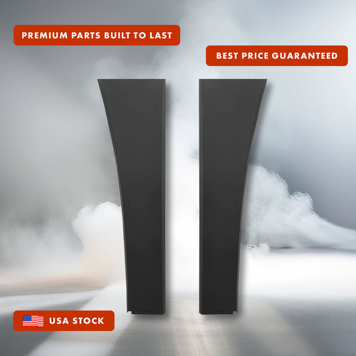 Upper Top Wind Cab Cabin Fairing Extension Air Deflector Set 2004-2017 Volvo VNL