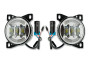 Fog Light Lamp Led Grey Chrome Set 2013-2021 Peterbilt 579 578