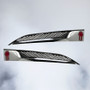 Side Hood Grilles Vent Trim Chrome Set 2022+ Kenworth T680 Next Gen