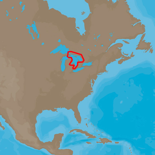 C-MAP  4D NA-D932 Lake Huron and Georgian Bay [M-NA-D932-MS]