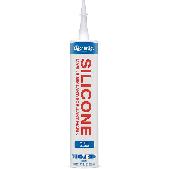 Star brite Marine Silicone Sealant - White - 10.3 oz [82121]