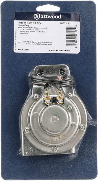 Attwood 12 Volt Hidden Horn (11477-3)