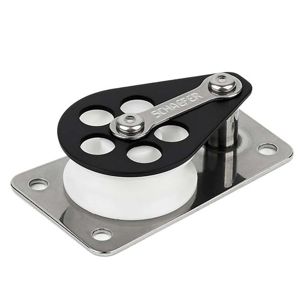 Schaefer Series 3 Flat Base\/Alum Cheek\/Delrin Sheave [303-09]