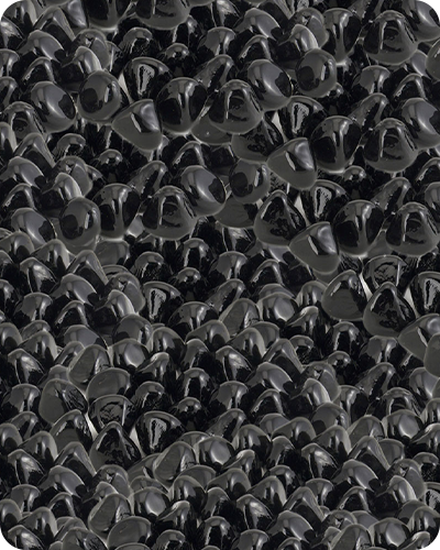Black Reflective Fire Glass