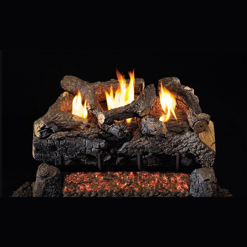 Real Fyre Evening Fyre Charred 16/18-in Vent-Free Gas Logs with G18 Burner Options