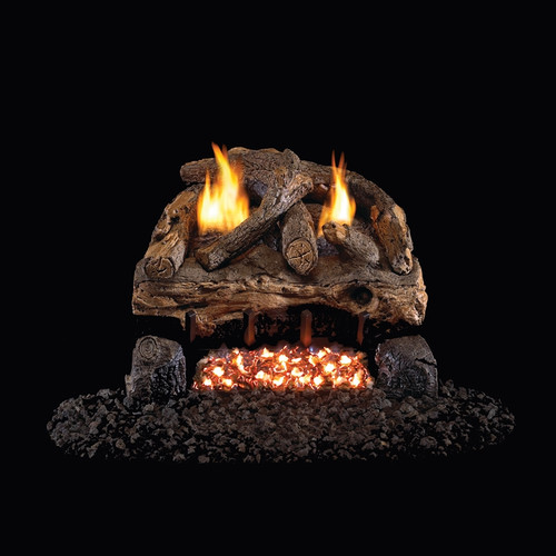 Real Fyre Evening Fyre Split See-Thru Vent Free 16/18-in Logs Only