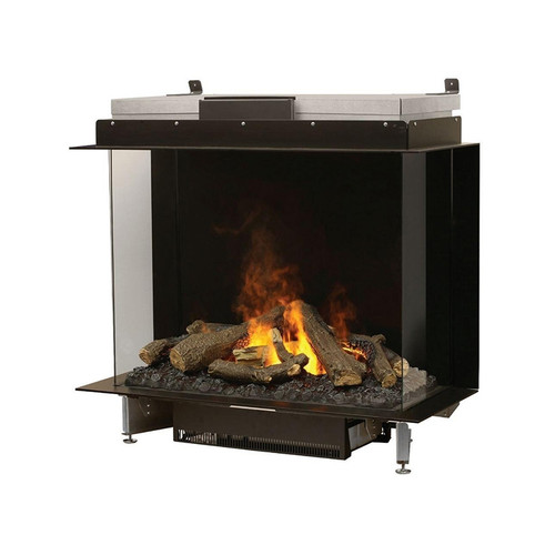 Faber e-Matrix Three-Sided Built-In Electric Water Vapor Fireplace
