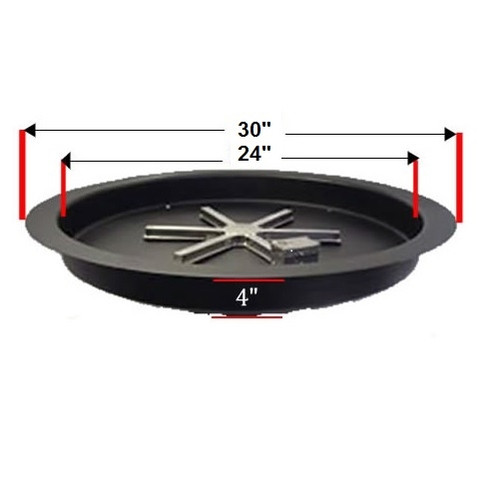 Golden Blount 24-In Inner Diameter Pan, 14 Gauge